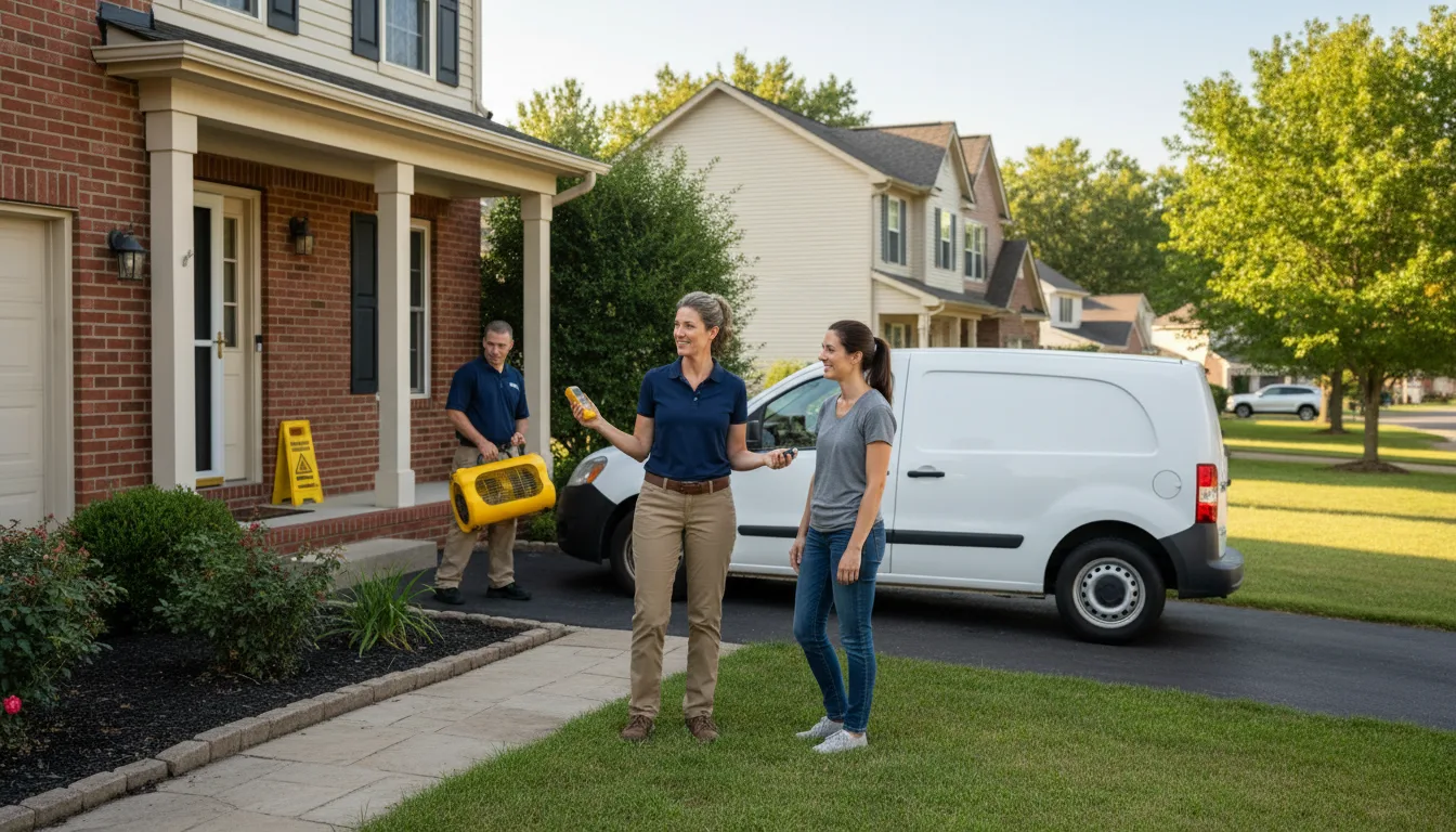Residential water damage restoration in Collinwood, TN